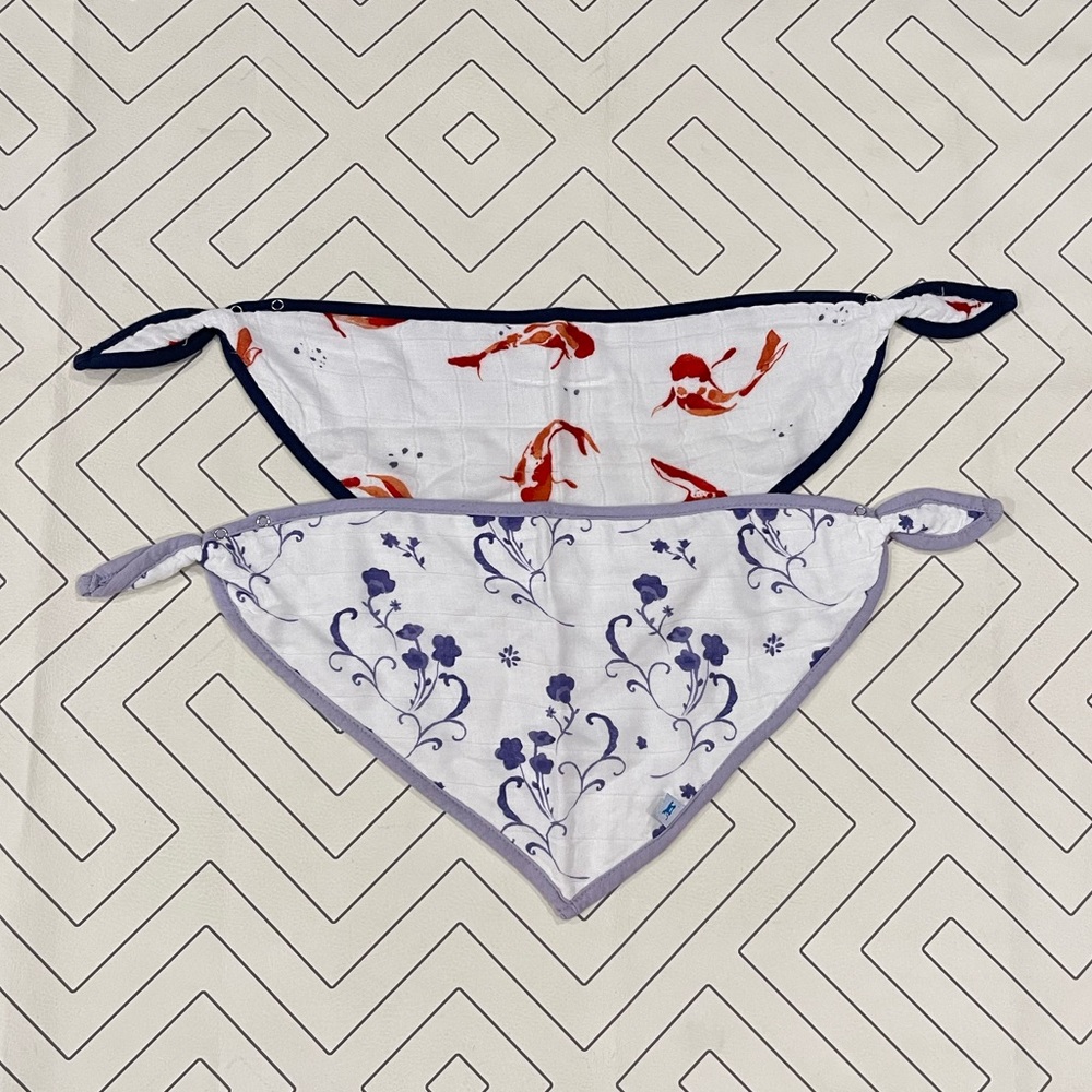 Set of Little Unicorn Muslin Bibs